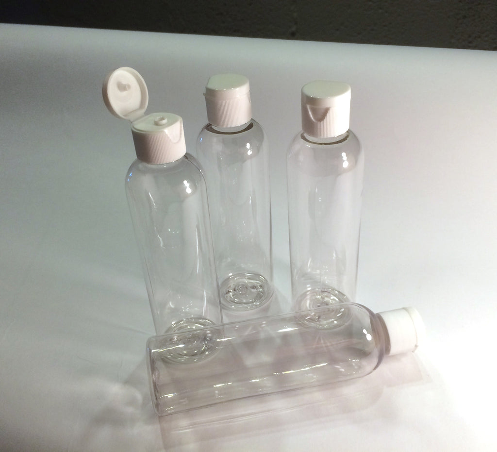 4 oz. Clear Plastic Bottles (12)
