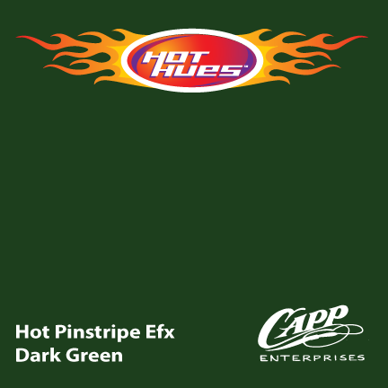 Hot Hues Hot Pinstripe Efx Paint - Dark Green - HHM-6528